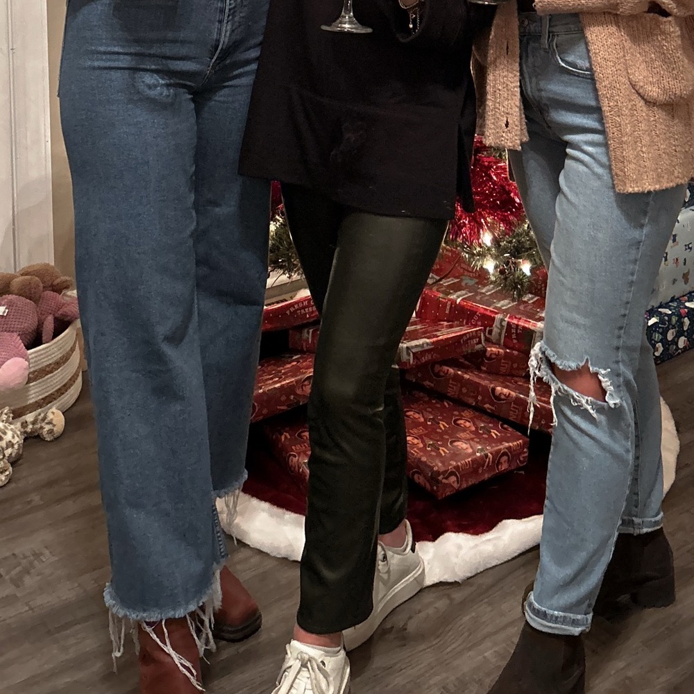 GAP Dark Olive Leather Pants - Picture 8 of 8